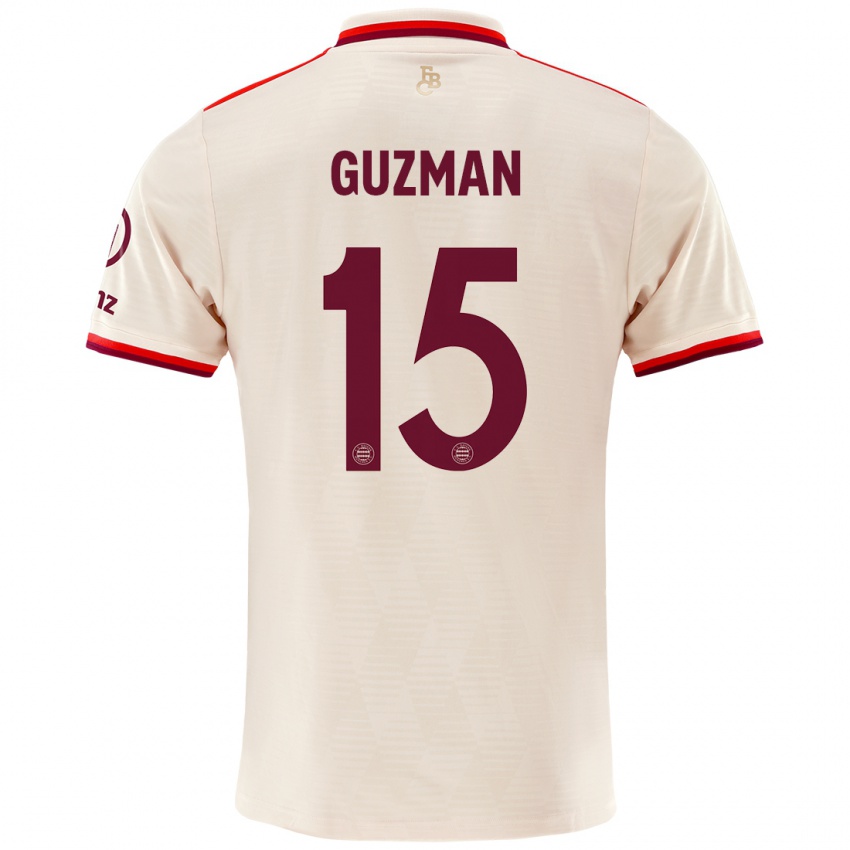 Homme Maillot Ana María Guzmán #15 Lin Troisieme 2024/25 T-Shirt Suisse