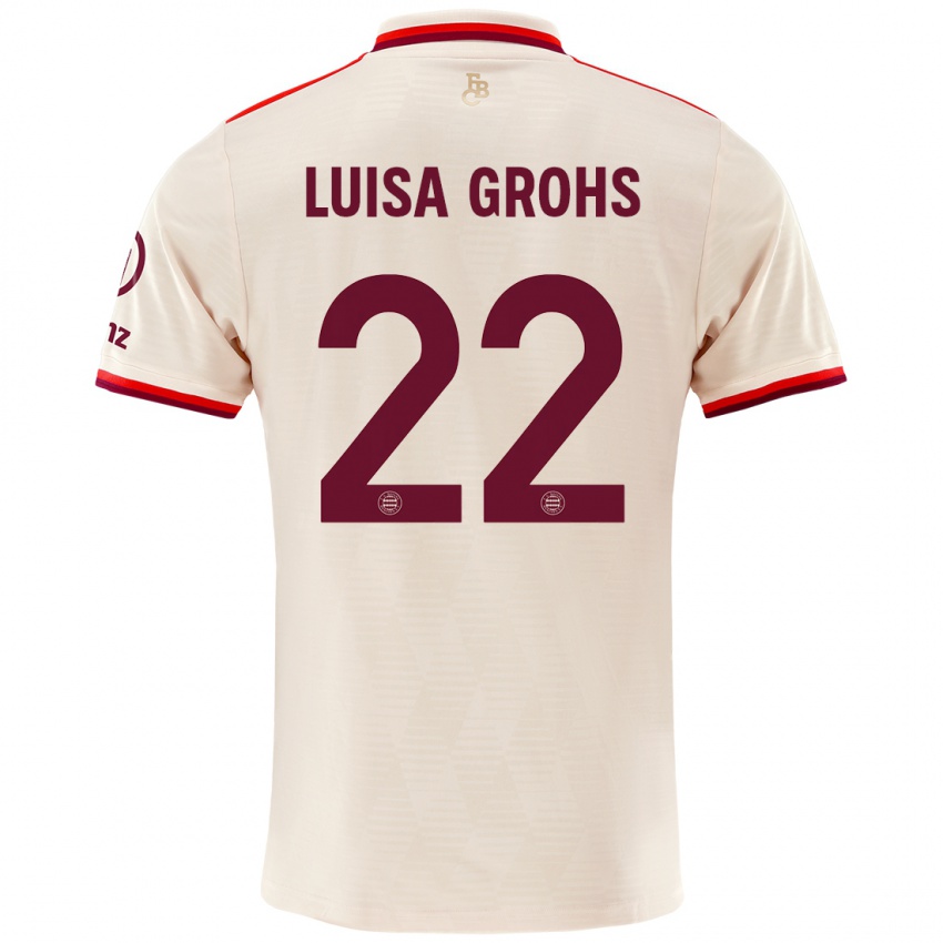 Homme Maillot Maria Luisa Grohs #22 Lin Troisieme 2024/25 T-Shirt Suisse