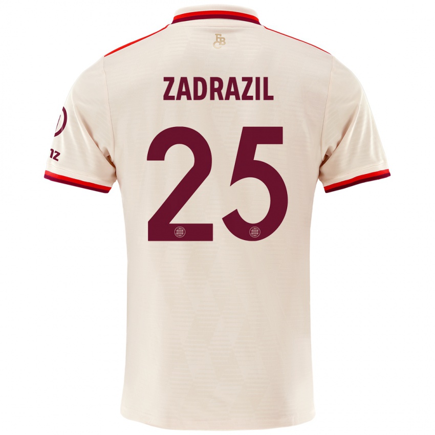 Homme Maillot Sarah Zadrazil #25 Lin Troisieme 2024/25 T-Shirt Suisse