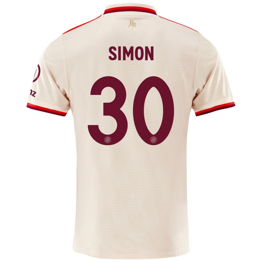 Homme Maillot Carolin Simon #30 Lin Troisieme 2024/25 T-Shirt Suisse