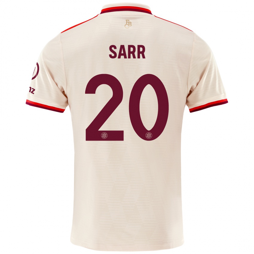 Homme Maillot Bouna Sarr #20 Lin Troisieme 2024/25 T-Shirt Suisse