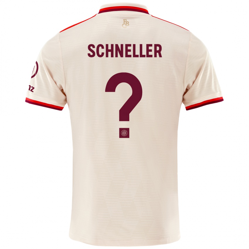 Homme Maillot Lukas Schneller #0 Lin Troisieme 2024/25 T-Shirt Suisse