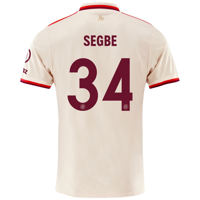 Homme Maillot Désiré Sègbè #34 Lin Troisieme 2024/25 T-Shirt Suisse