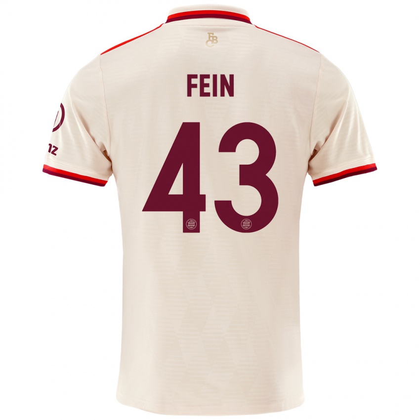 Homme Maillot Adrian Fein #43 Lin Troisieme 2024/25 T-Shirt Suisse