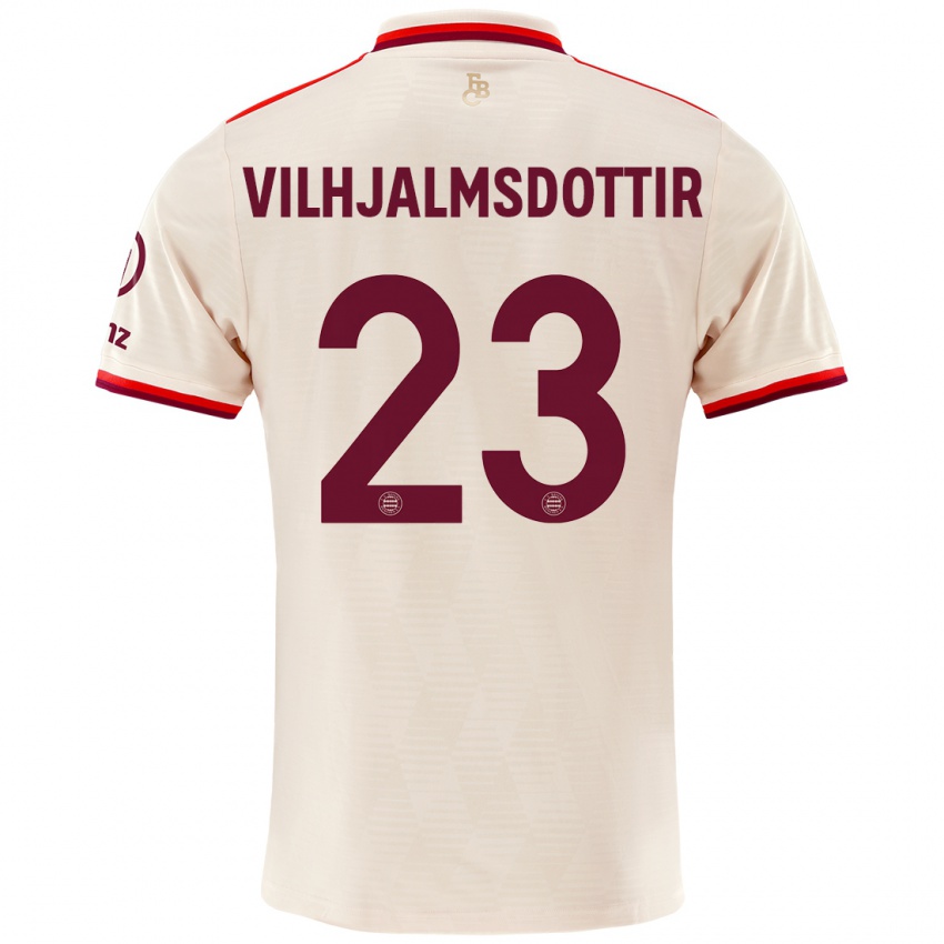 Homme Maillot Karolina Lea Vilhjalmsdottir #23 Lin Troisieme 2024/25 T-Shirt Suisse