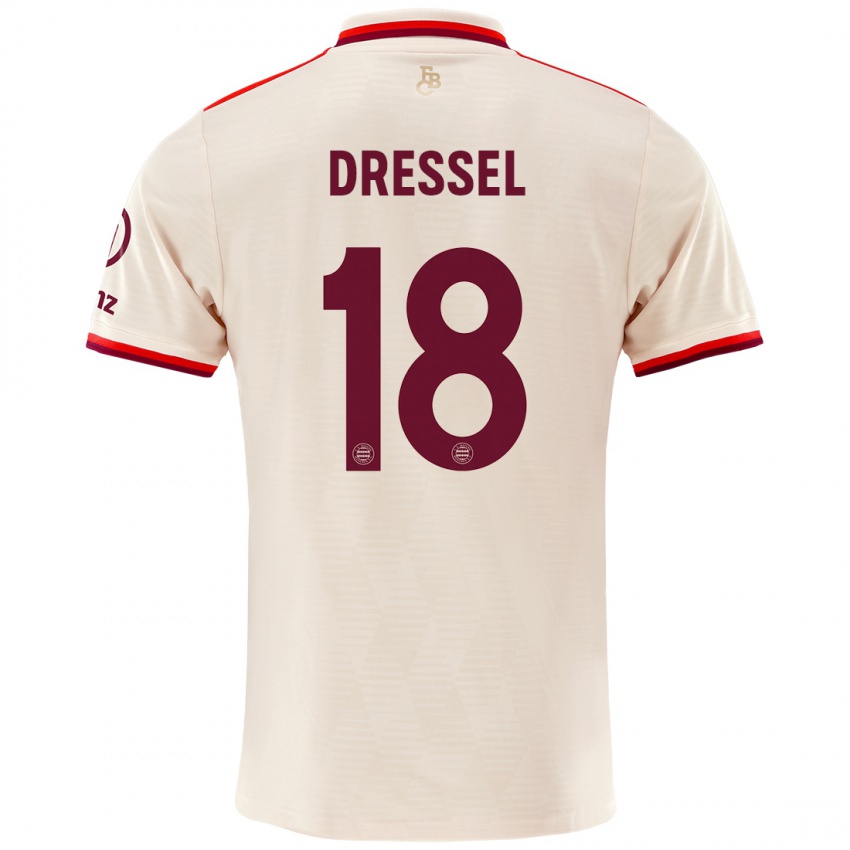 Homme Maillot Timon Dressel #18 Lin Troisieme 2024/25 T-Shirt Suisse