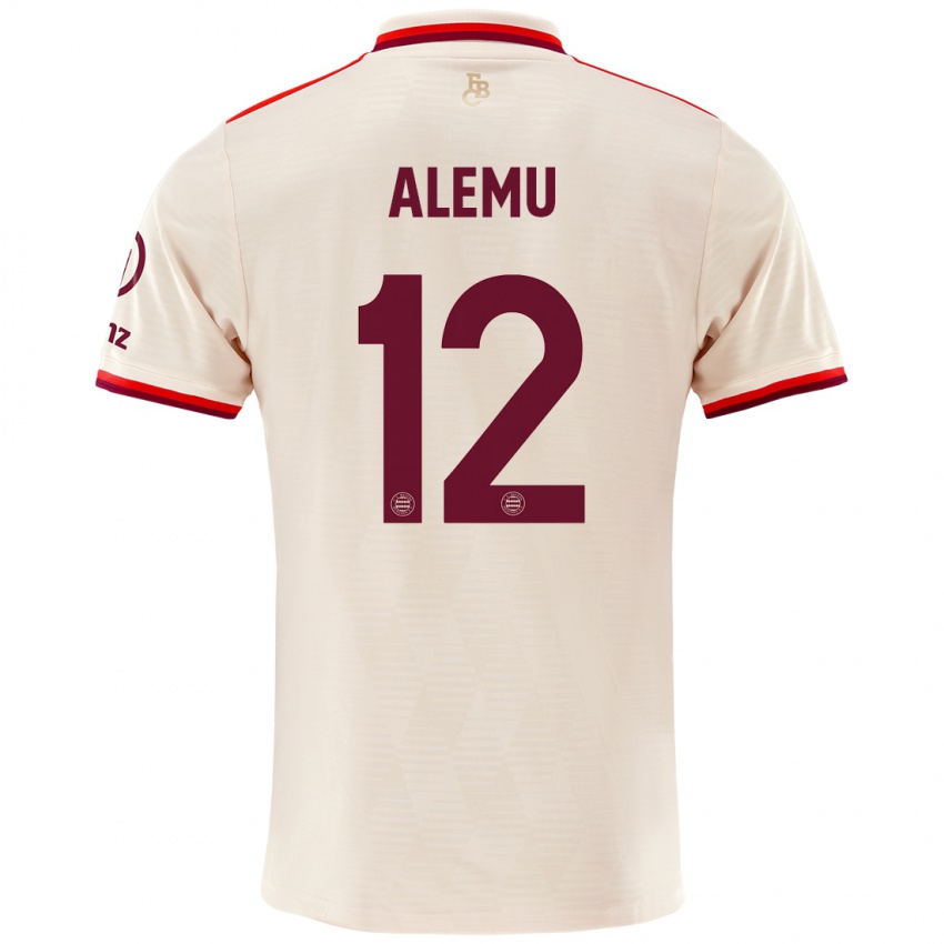 Homme Maillot Liul Alemu #12 Lin Troisieme 2024/25 T-Shirt Suisse