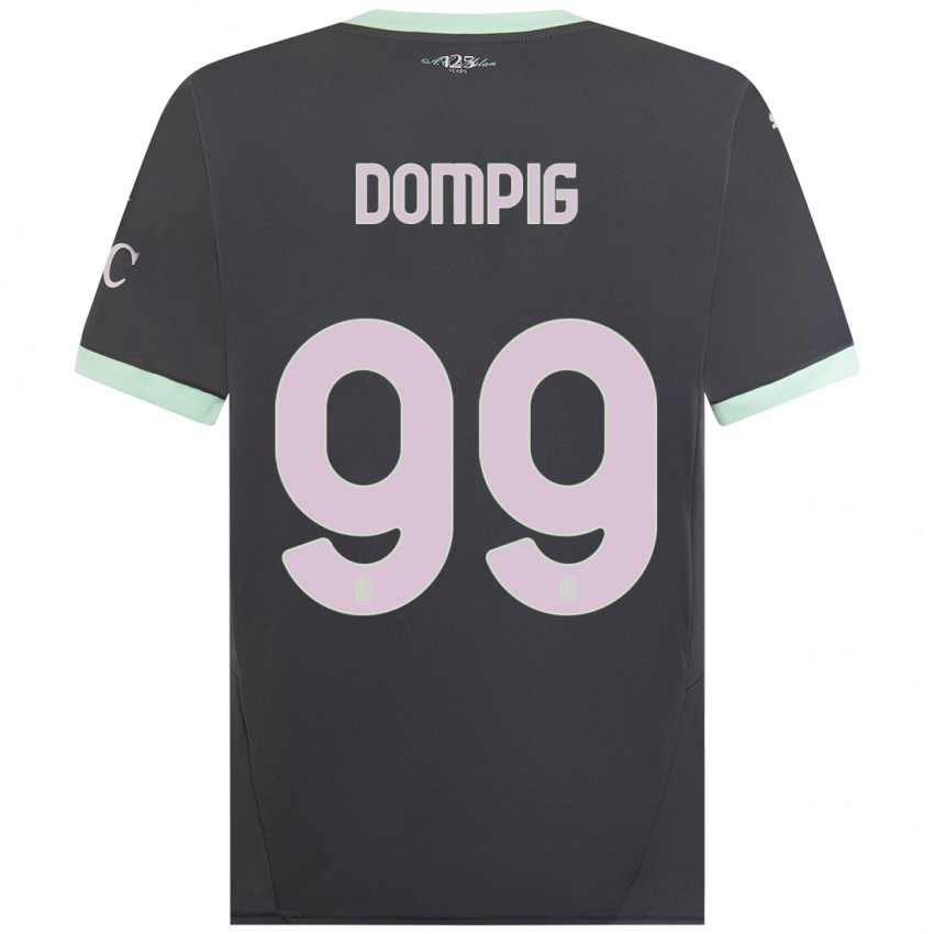 Herren Chanté Dompig #99 Grau Ausweichtrikot Trikot 2024/25 T-Shirt Schweiz