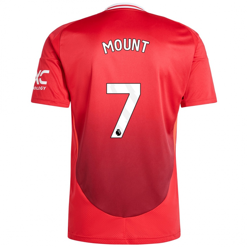 Damen Mason Mount #7 Hellrot Heimtrikot Trikot 2024/25 T-Shirt Schweiz