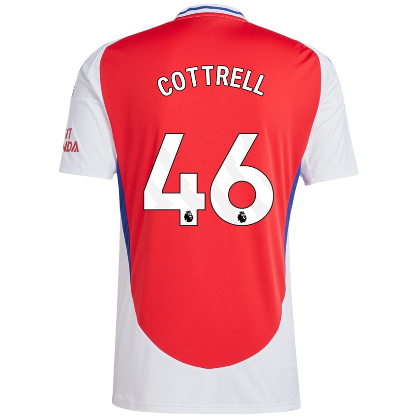 Damen Ben Cottrell #46 Rot Weiß Heimtrikot Trikot 2024/25 T-Shirt Schweiz