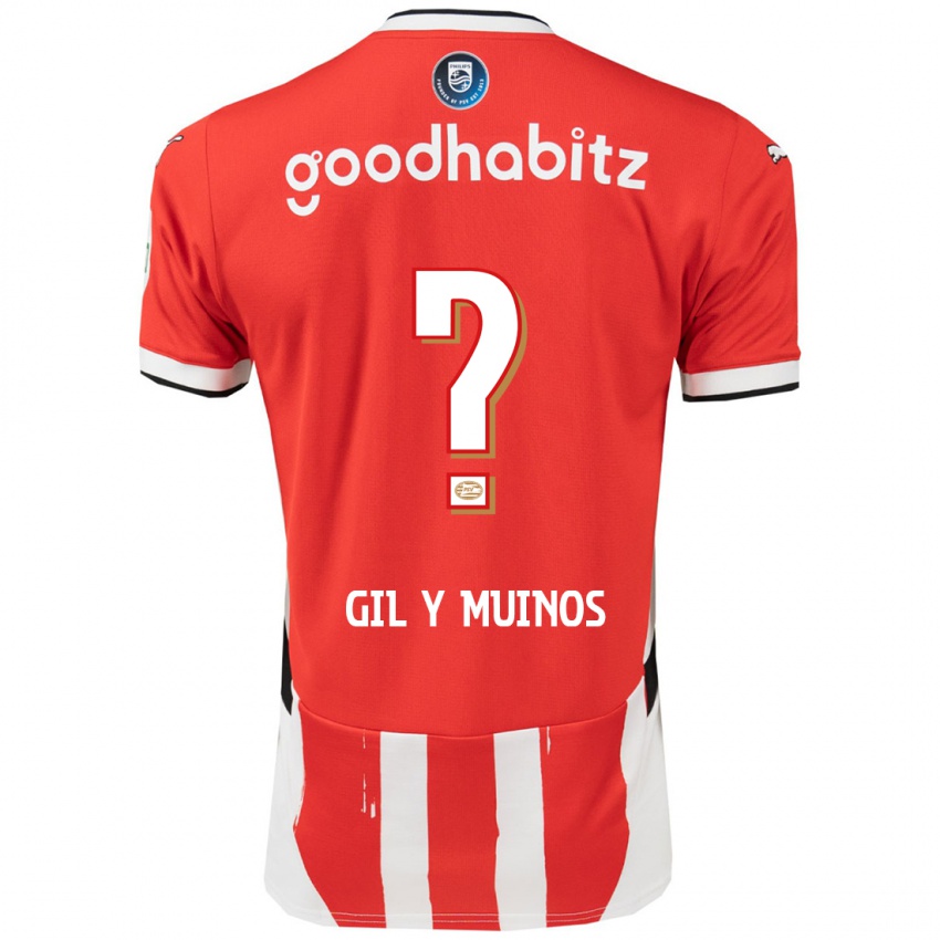 Damen Yael Gil Y Muinos #0 Rot Weiß Heimtrikot Trikot 2024/25 T-Shirt Schweiz