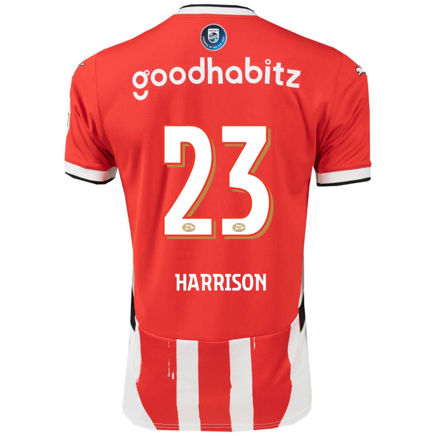 Damen Amy Harrison #23 Rot Weiß Heimtrikot Trikot 2024/25 T-Shirt Schweiz