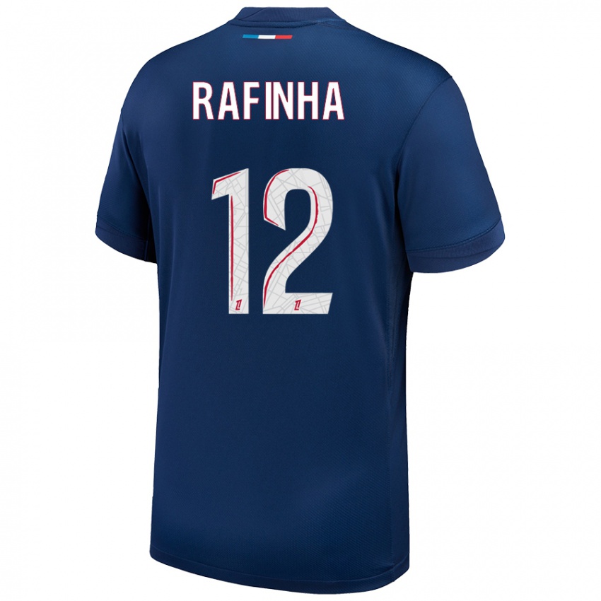 Damen Rafinha #12 Marineblau Weiß Heimtrikot Trikot 2024/25 T-Shirt Schweiz