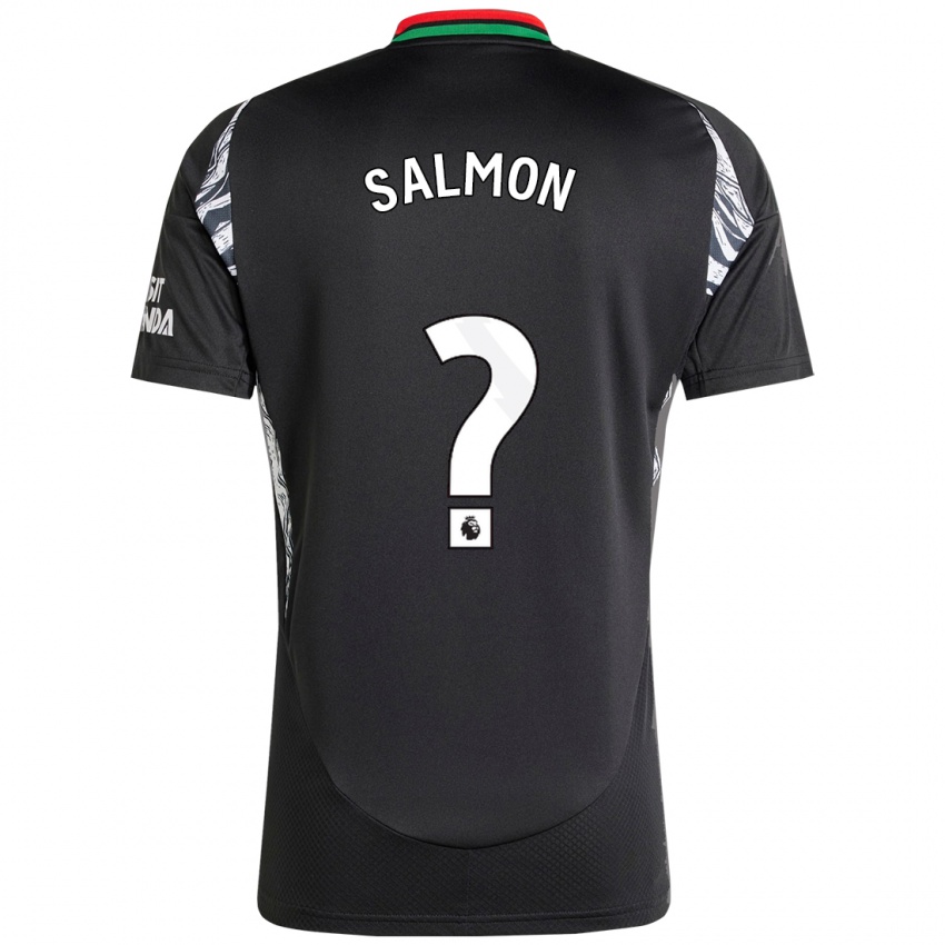 Damen Marli Salmon #0 Schwarz Auswärtstrikot Trikot 2024/25 T-Shirt Schweiz