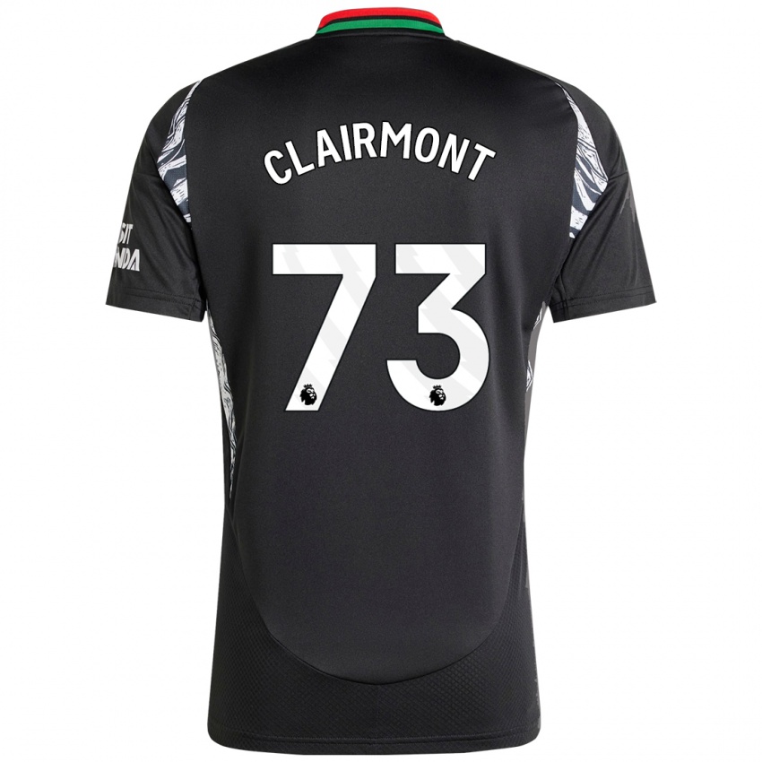 Damen Reece Clairmont #73 Schwarz Auswärtstrikot Trikot 2024/25 T-Shirt Schweiz