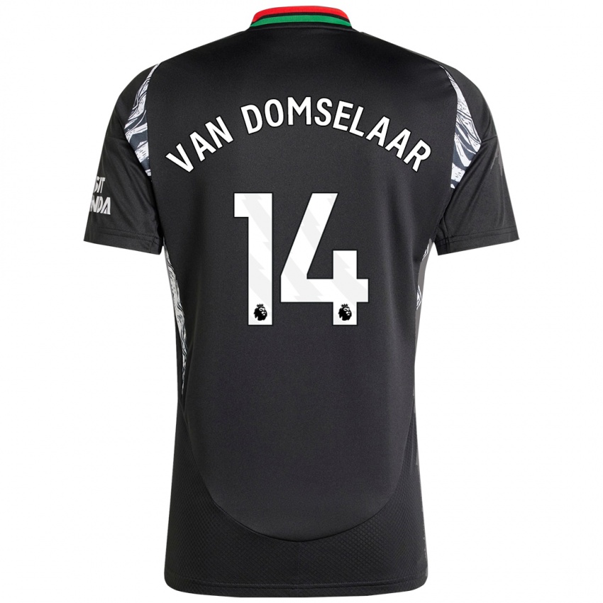 Damen Daphne Van Domselaar #14 Schwarz Auswärtstrikot Trikot 2024/25 T-Shirt Schweiz