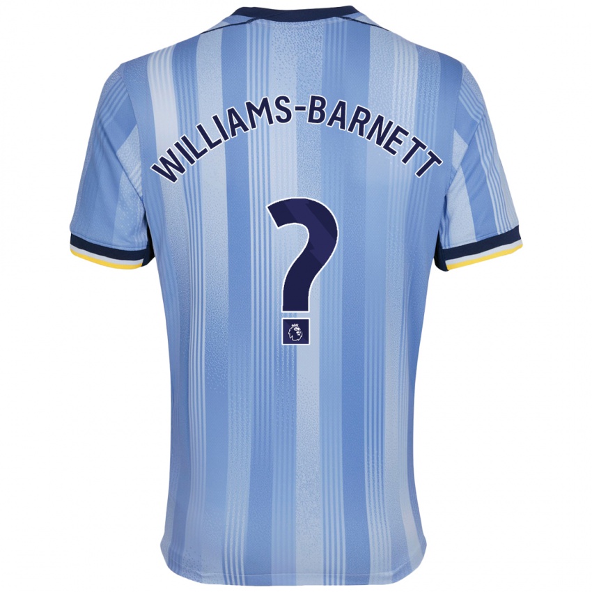 Damen Lucá Williams-Barnett #0 Hellblau Auswärtstrikot Trikot 2024/25 T-Shirt Schweiz