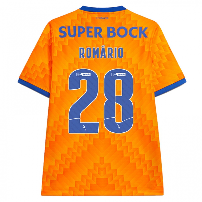 Damen Romario Baro #28 Orange Auswärtstrikot Trikot 2024/25 T-Shirt Schweiz