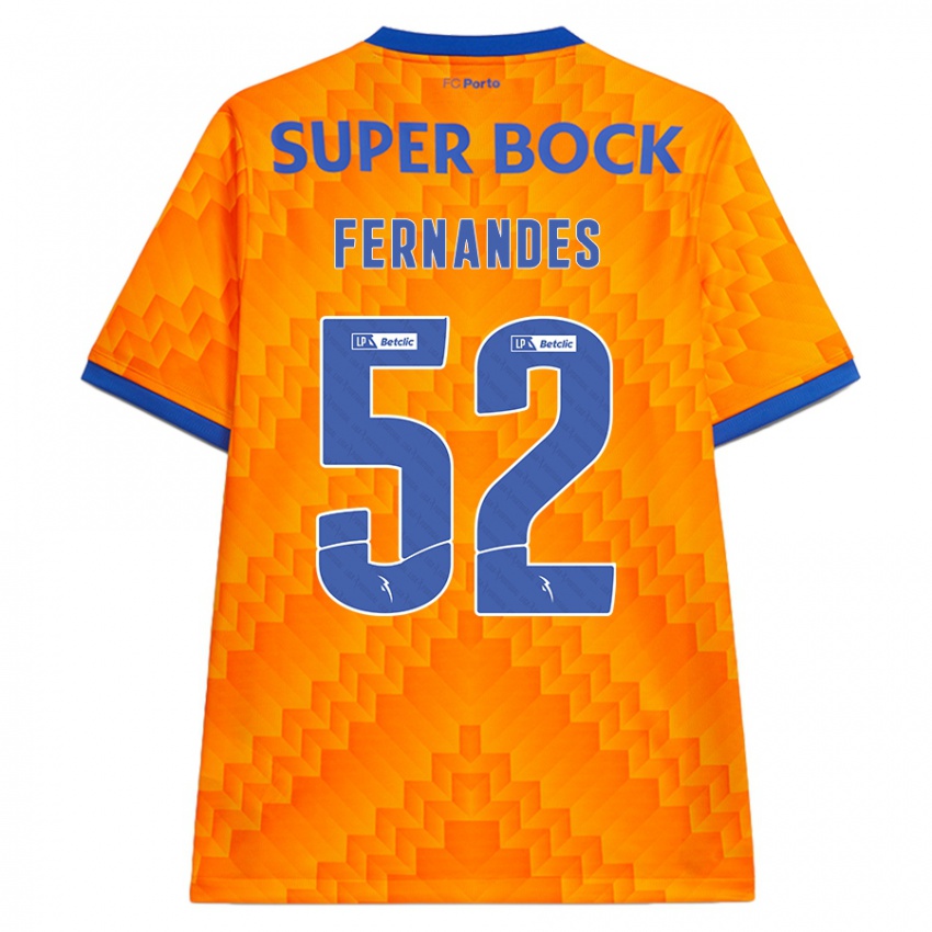 Damen Martim Fernandes #52 Orange Auswärtstrikot Trikot 2024/25 T-Shirt Schweiz