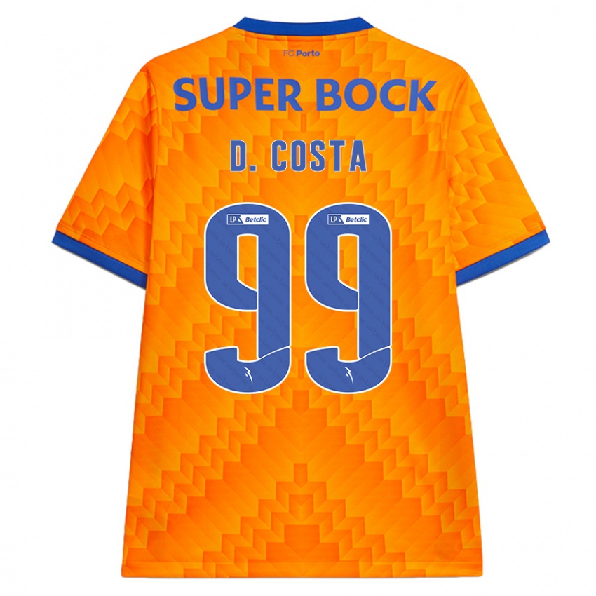 Damen Diogo Costa #99 Orange Auswärtstrikot Trikot 2024/25 T-Shirt Schweiz