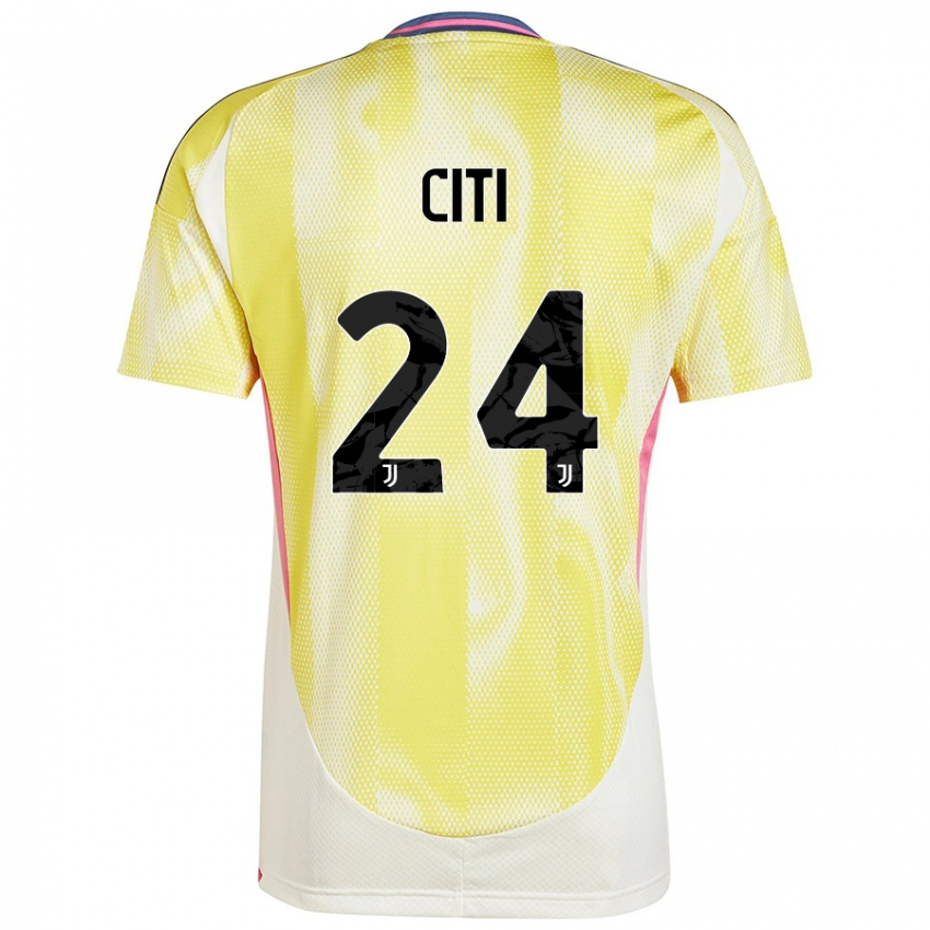 Damen Alessandro Citi #24 Solargelb Auswärtstrikot Trikot 2024/25 T-Shirt Schweiz