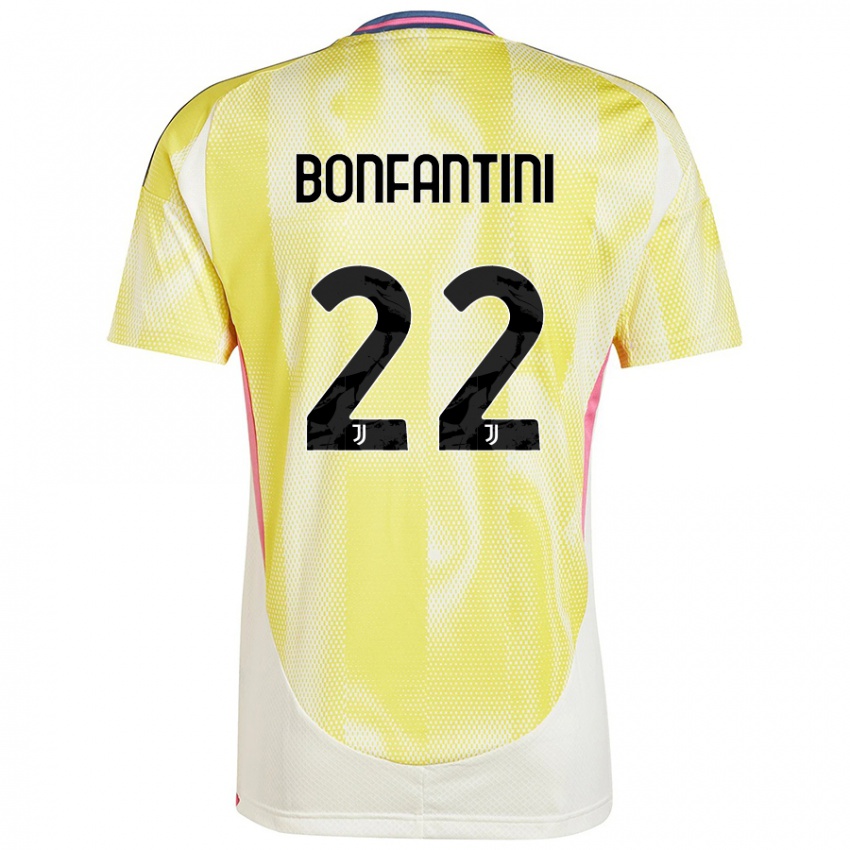 Damen Agnese Bonfantini #22 Solargelb Auswärtstrikot Trikot 2024/25 T-Shirt Schweiz