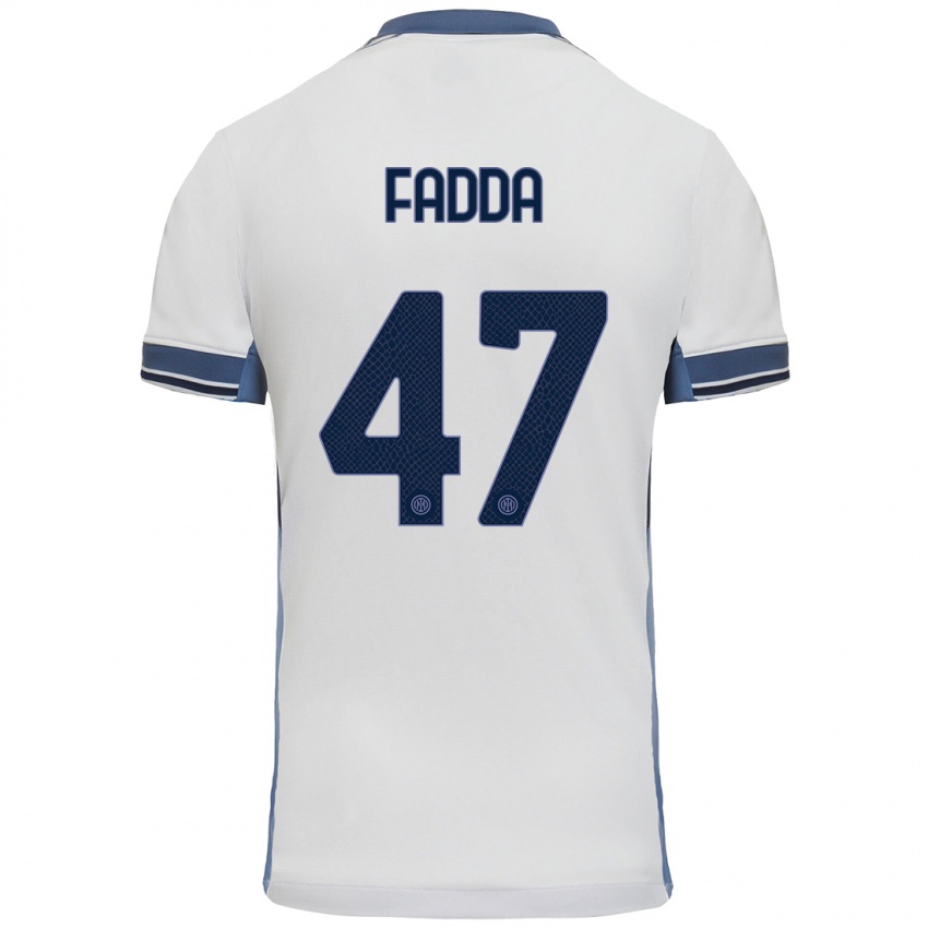 Damen Paola Fadda #47 Weißgrau Auswärtstrikot Trikot 2024/25 T-Shirt Schweiz