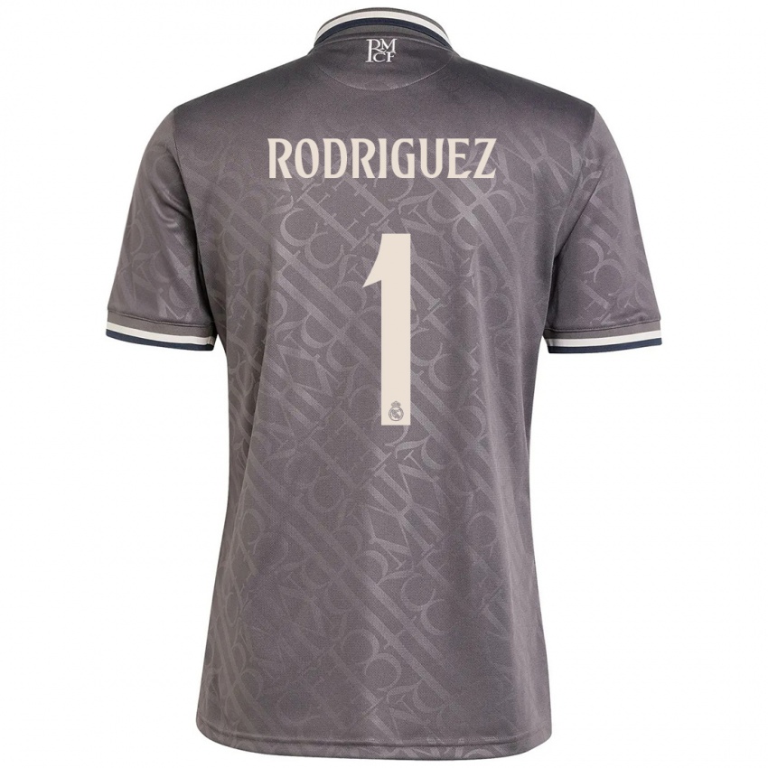 Femme Maillot Misa Rodriguez #1 Anthracite Troisieme 2024/25 T-Shirt Suisse