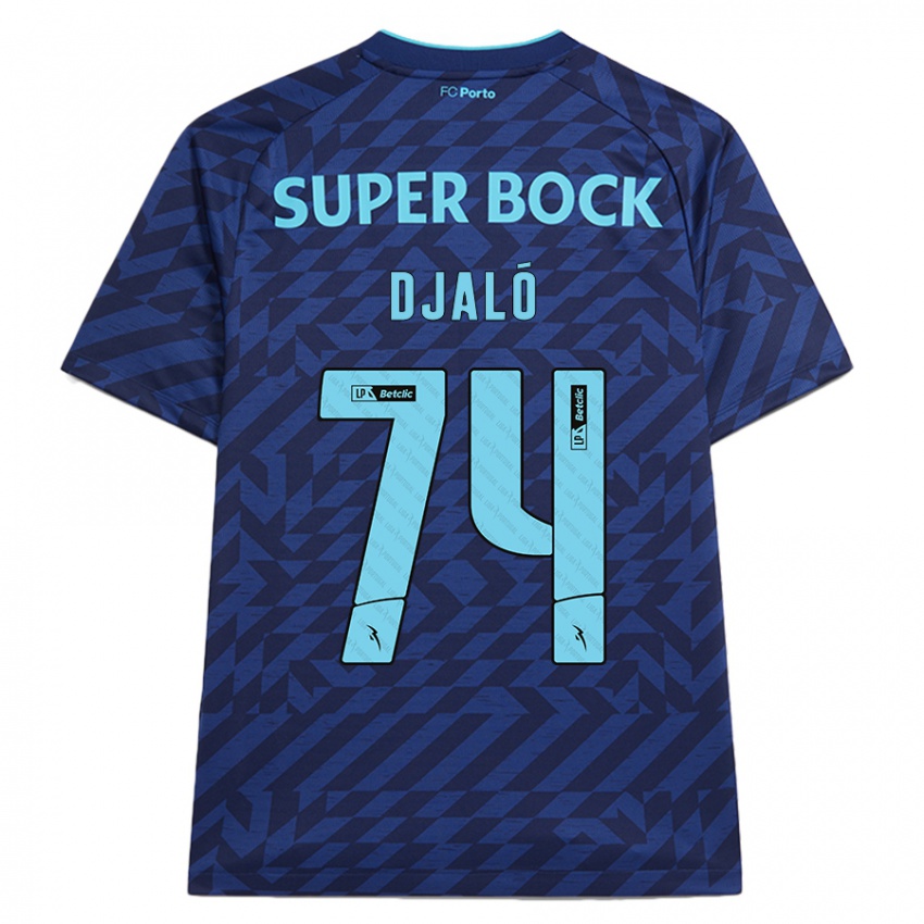 Damen Ussumane Djaló #74 Marineblau Ausweichtrikot Trikot 2024/25 T-Shirt Schweiz