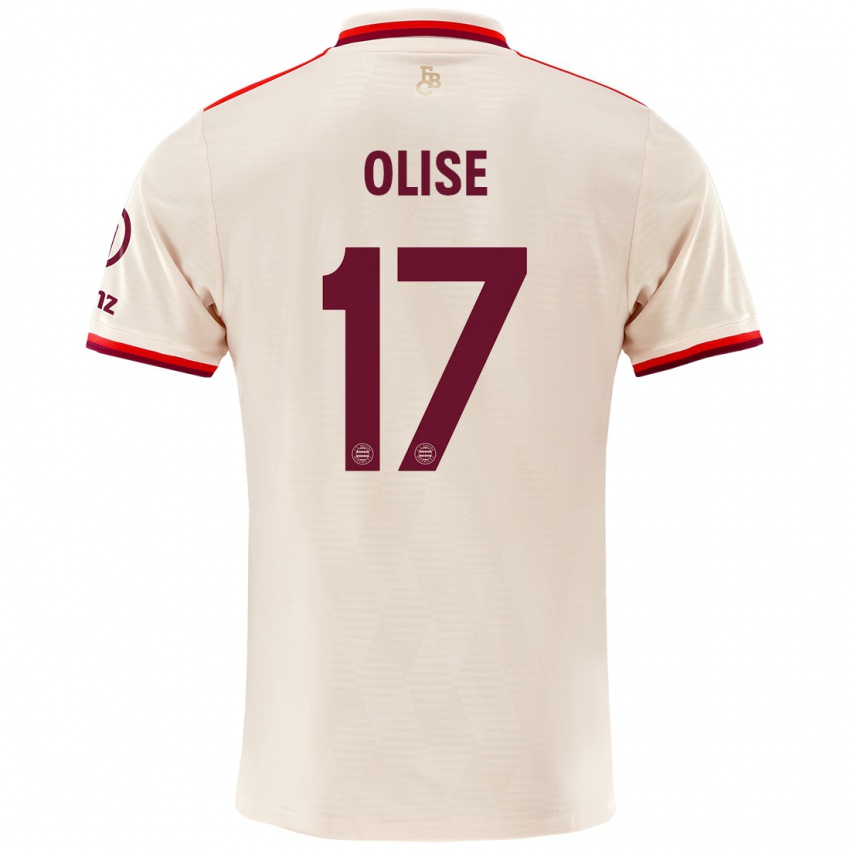 Femme Maillot Michael Olise #17 Lin Troisieme 2024/25 T-Shirt Suisse