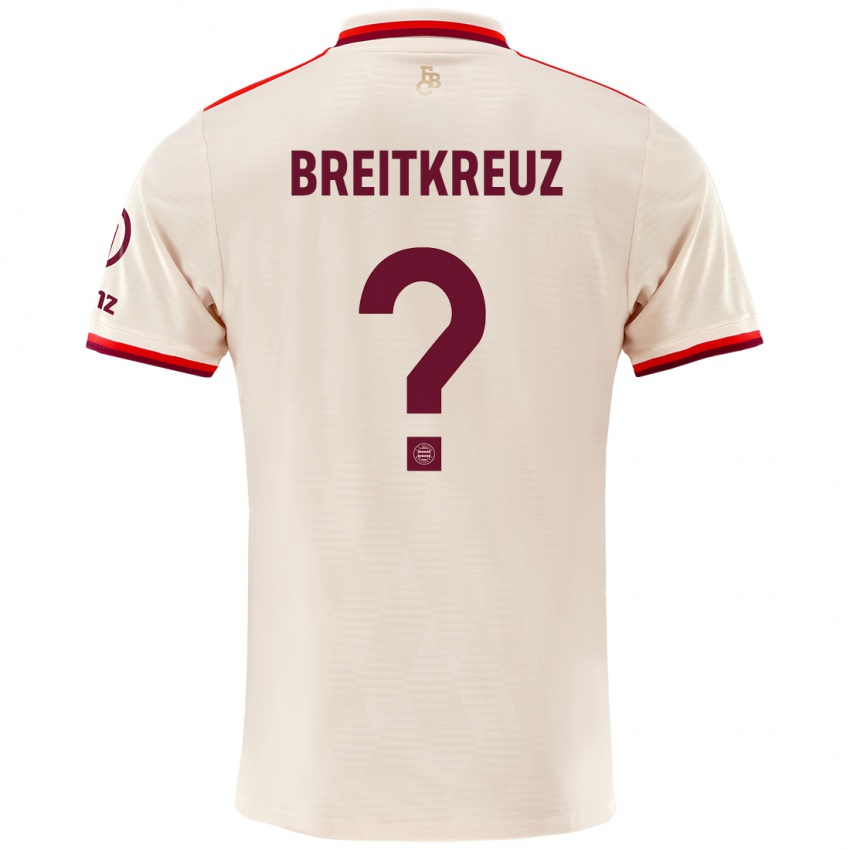 Femme Maillot Steve Breitkreuz #0 Lin Troisieme 2024/25 T-Shirt Suisse