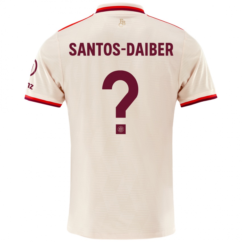 Femme Maillot David Santos-Daiber #0 Lin Troisieme 2024/25 T-Shirt Suisse