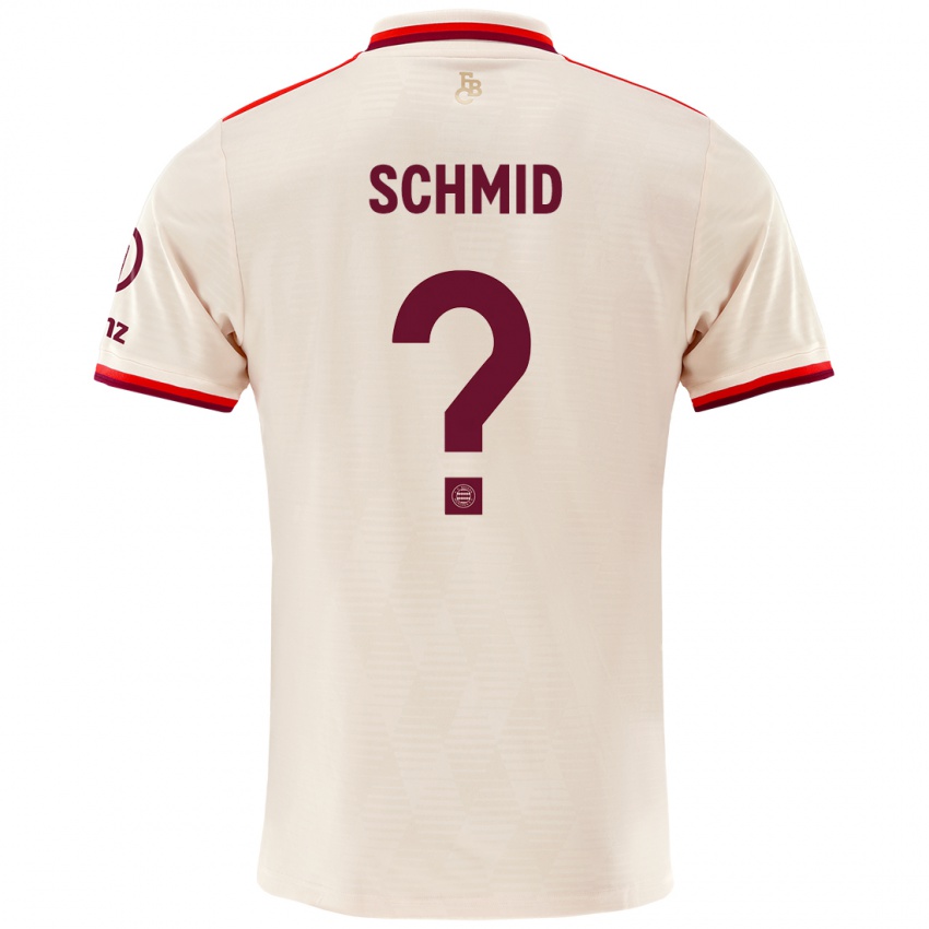 Femme Maillot Leopold Schmid #0 Lin Troisieme 2024/25 T-Shirt Suisse