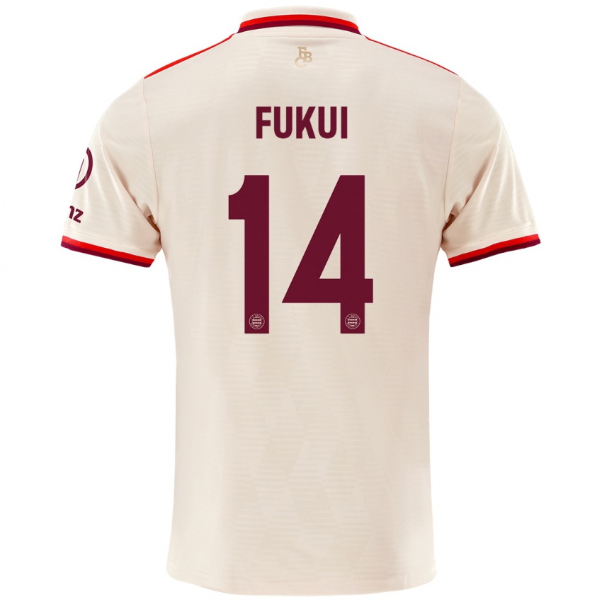 Femme Maillot Taichi Fukui #14 Lin Troisieme 2024/25 T-Shirt Suisse