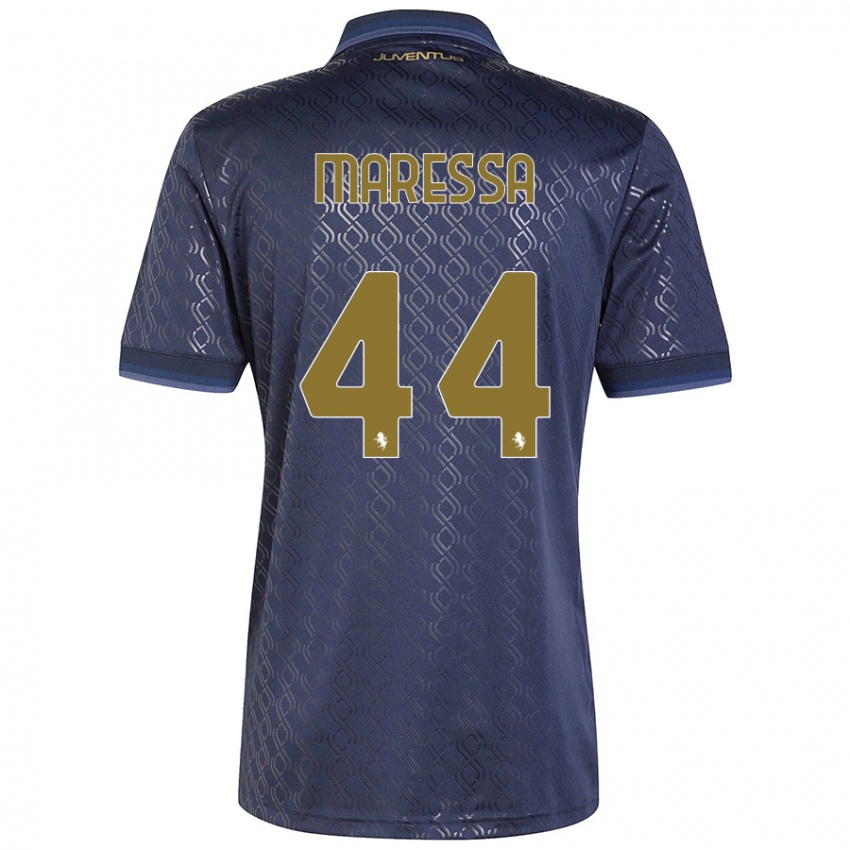 Damen Tommaso Maressa #44 Marineblau Ausweichtrikot Trikot 2024/25 T-Shirt Schweiz