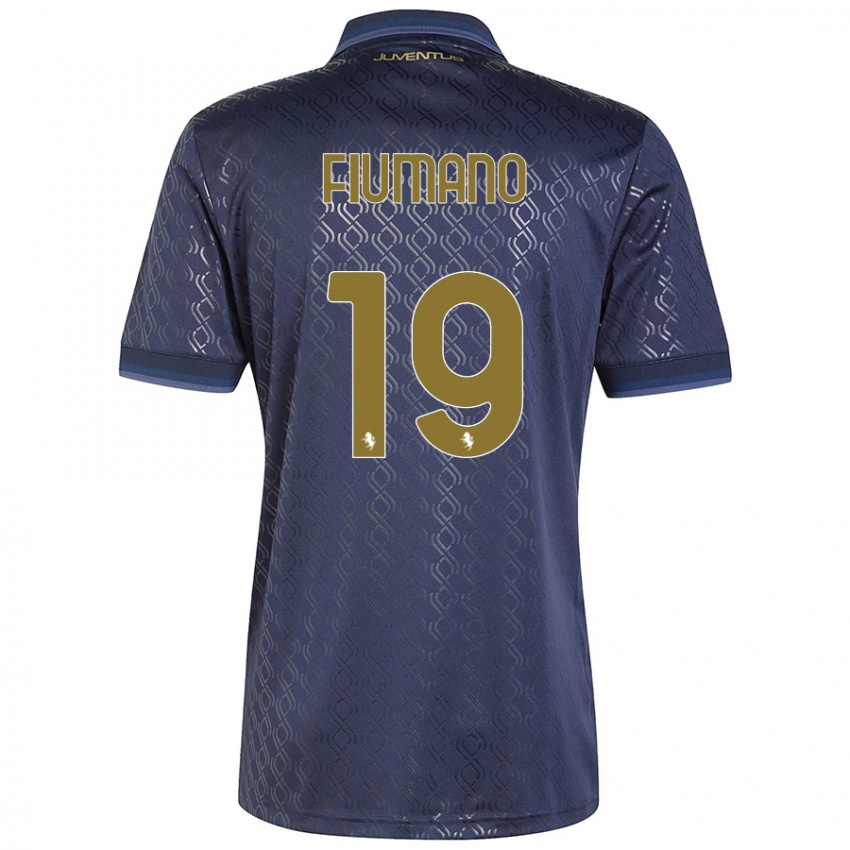 Damen Filippo Fiumano #19 Marineblau Ausweichtrikot Trikot 2024/25 T-Shirt Schweiz