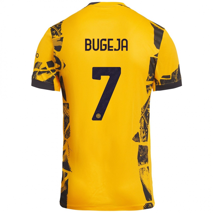 Damen Haley Bugeja #7 Gold Schwarz Ausweichtrikot Trikot 2024/25 T-Shirt Schweiz