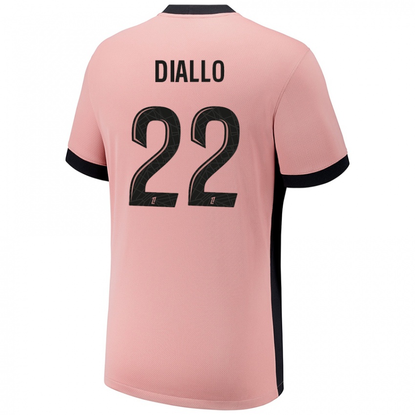 Damen Abdou Diallo #22 Rostros Ausweichtrikot Trikot 2024/25 T-Shirt Schweiz