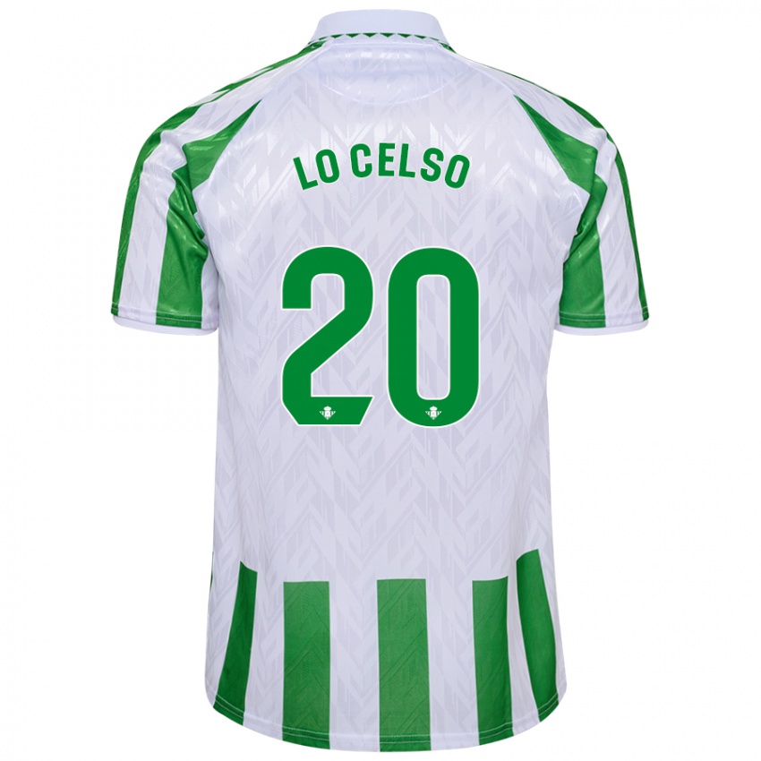 Kinder Giovani Lo Celso #20 Weiß Blau Heimtrikot Trikot 2024/25 T-Shirt Schweiz