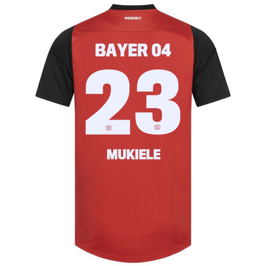 Kinder Nordi Mukiele #23 Marineblau Weiß Heimtrikot Trikot 2024/25 T-Shirt Schweiz