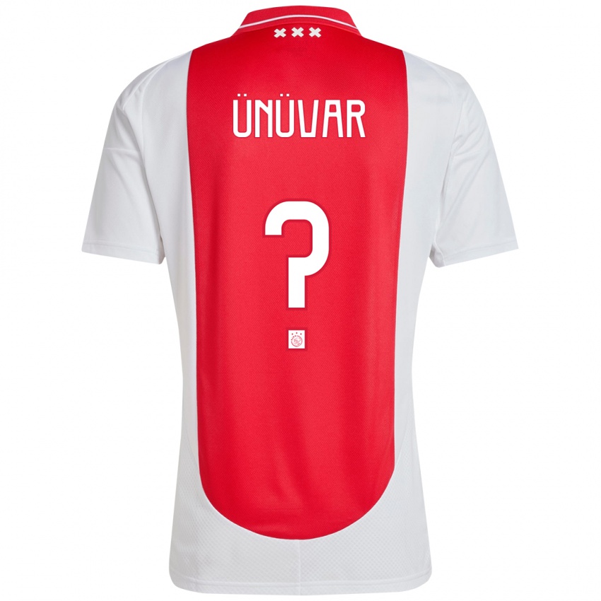 Kinder Emre Ünüvar #0 Rot Weiß Heimtrikot Trikot 2024/25 T-Shirt Schweiz