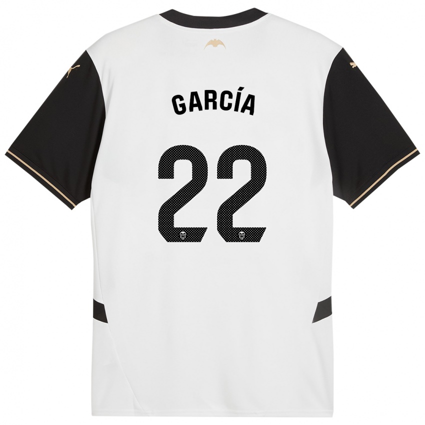 Enfant Maillot Azael García #22 Blanc Noir Tenues Domicile 2024/25 T-Shirt Suisse