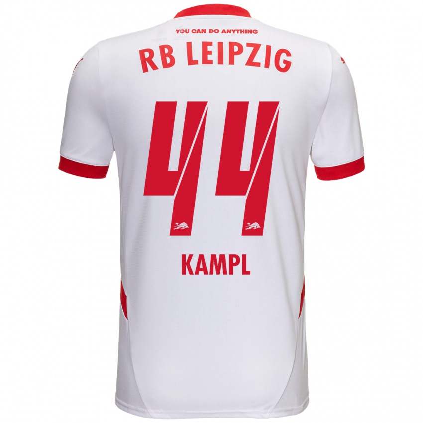 Kinder Kevin Kampl #44 Weiß Rot Heimtrikot Trikot 2024/25 T-Shirt Schweiz