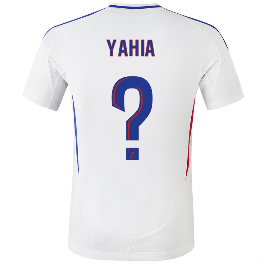 Kinder Kelyan Yahia #0 Weiß Blau Heimtrikot Trikot 2024/25 T-Shirt Schweiz