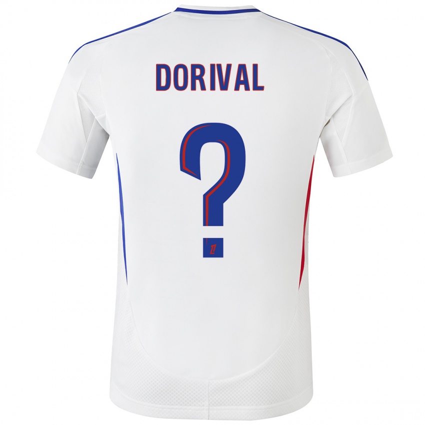 Kinder Pierre Dorival #0 Weiß Blau Heimtrikot Trikot 2024/25 T-Shirt Schweiz