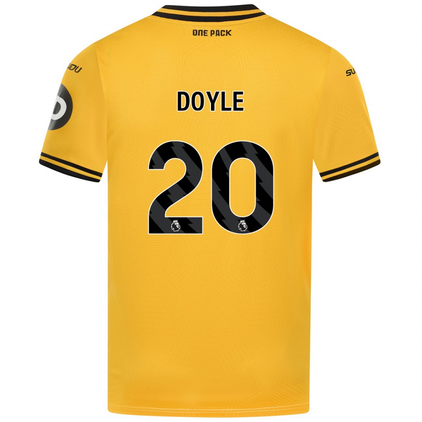 Kinder Tommy Doyle #20 Gelb Heimtrikot Trikot 2024/25 T-Shirt Schweiz