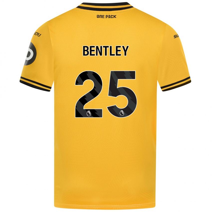 Kinder Daniel Bentley #25 Gelb Heimtrikot Trikot 2024/25 T-Shirt Schweiz