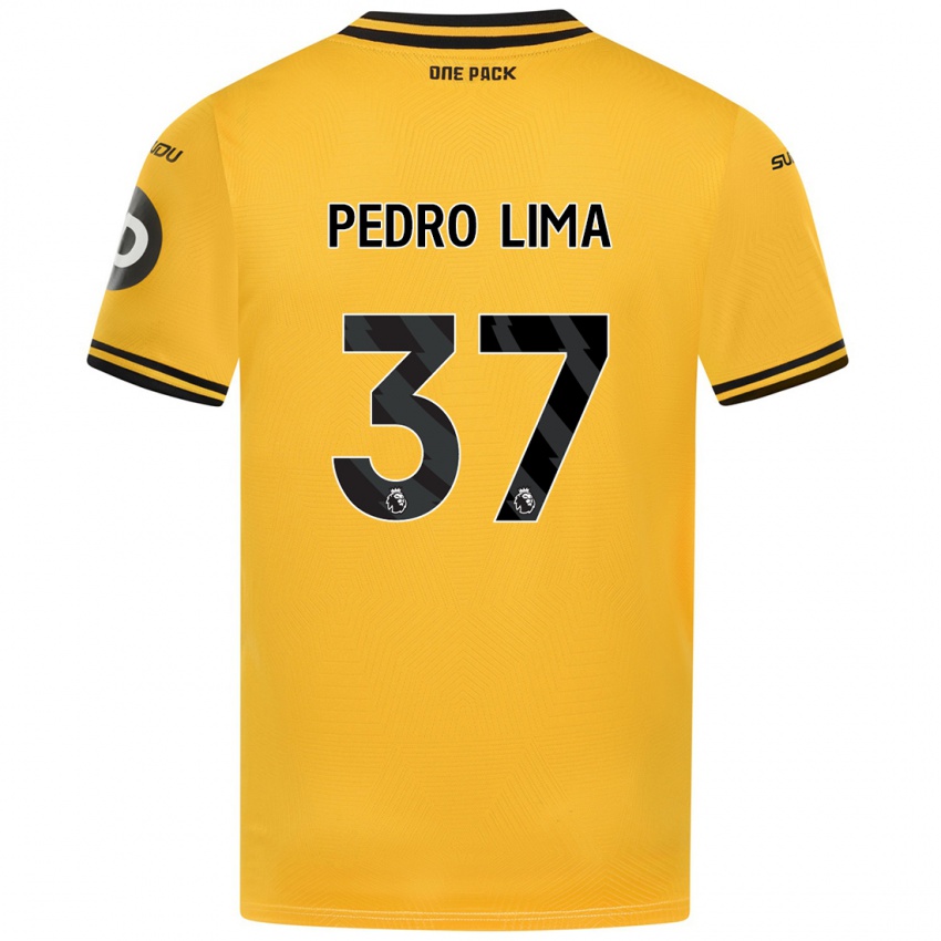 Kinder Pedro Lima #37 Gelb Heimtrikot Trikot 2024/25 T-Shirt Schweiz