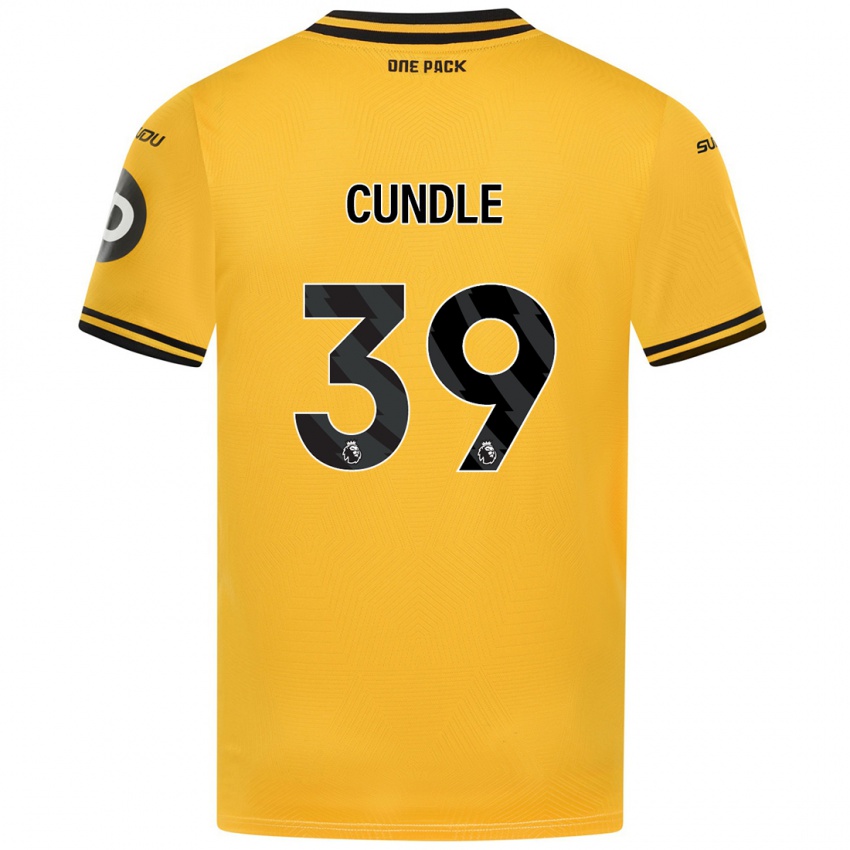 Kinder Luke Cundle #39 Gelb Heimtrikot Trikot 2024/25 T-Shirt Schweiz