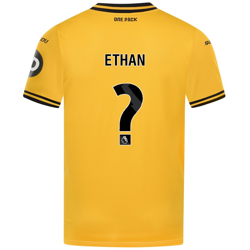 Enfant Maillot Ethan Mcleod #0 Jaune Tenues Domicile 2024/25 T-Shirt Suisse